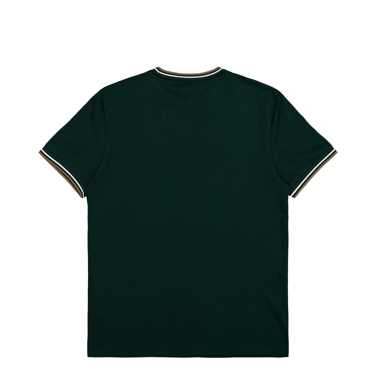 Fred Perry Twin Tipped T-Shirt Grassroots / Ecru / Bronze T-Shirt M1588V-50D Close-up | Overkill
