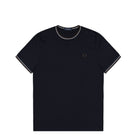 Fred Perry Twin Tipped T-Shirt Navy / Warm Oat / Burnt Tobacco T-Shirt M1588V-52A | Overkill

