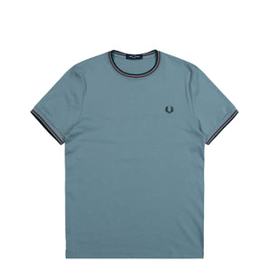 Fred Perry Twin Tipped T-Shirt Stockport Blue / Oxblood / Grassroots T-Shirt M1588V-98A | Overkill
