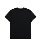Fred Perry Twin Tipped T-Shirt Black T-Shirts M1588V-P69 Close-up | Overkill
