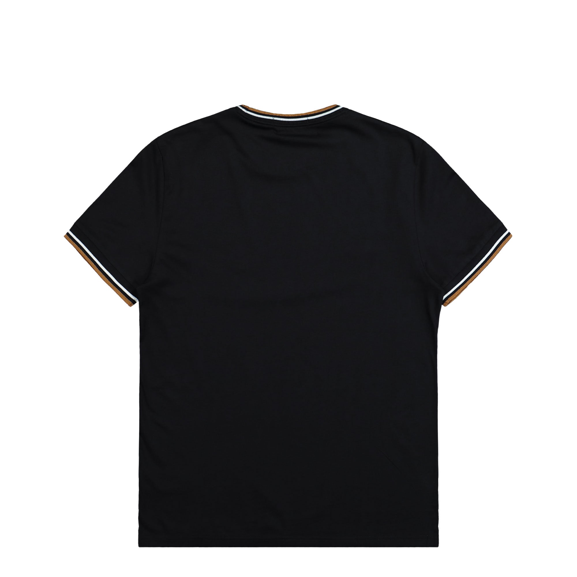 Fred Perry Twin Tipped T-Shirt Black T-Shirts M1588V-P69 Close-up | Overkill
