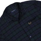 Fred Perry Blackwatch Tartan Brushed Twill Blackwatch Tarta Shirts M1735-37A Detailfoto | Overkill