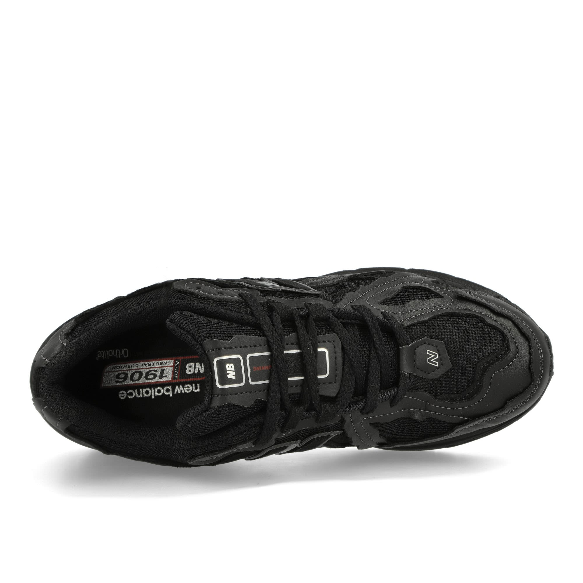 New Balance M1906DF Black Silver Metallic Low Top Sneakers  Detailfoto | Overkill