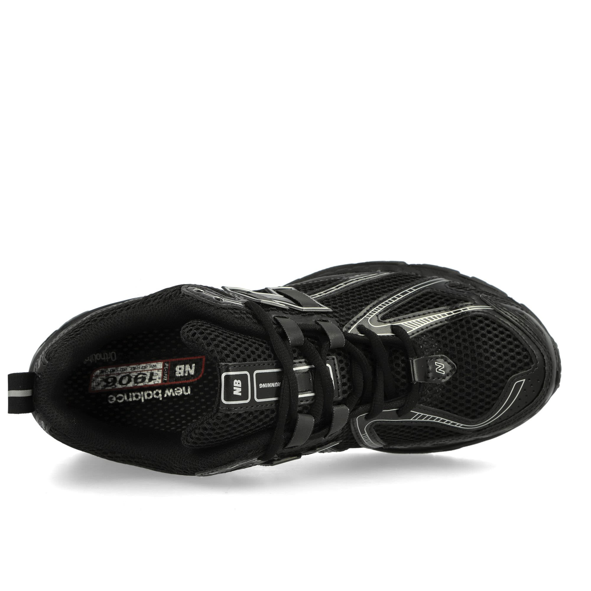 New Balance M1906RCH Black / Silver Metallic Low Top Sneakers  Detailfoto | Overkill