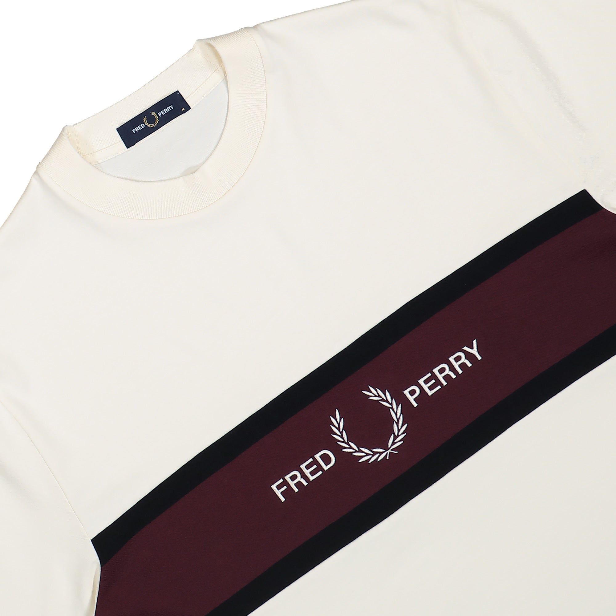 Fred Perry Embroidered Panel T-Shirt M2405-560 | OVERKILL