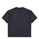 Fred Perry Back Print LRL Wreath T-Shirt Anchor Grey T-Shirt M2474-297 Close-up | Overkill
