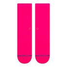 Stance Icon Socks Florescent Pink Socks M311D14ICO-FPNK Close-up | Overkill
