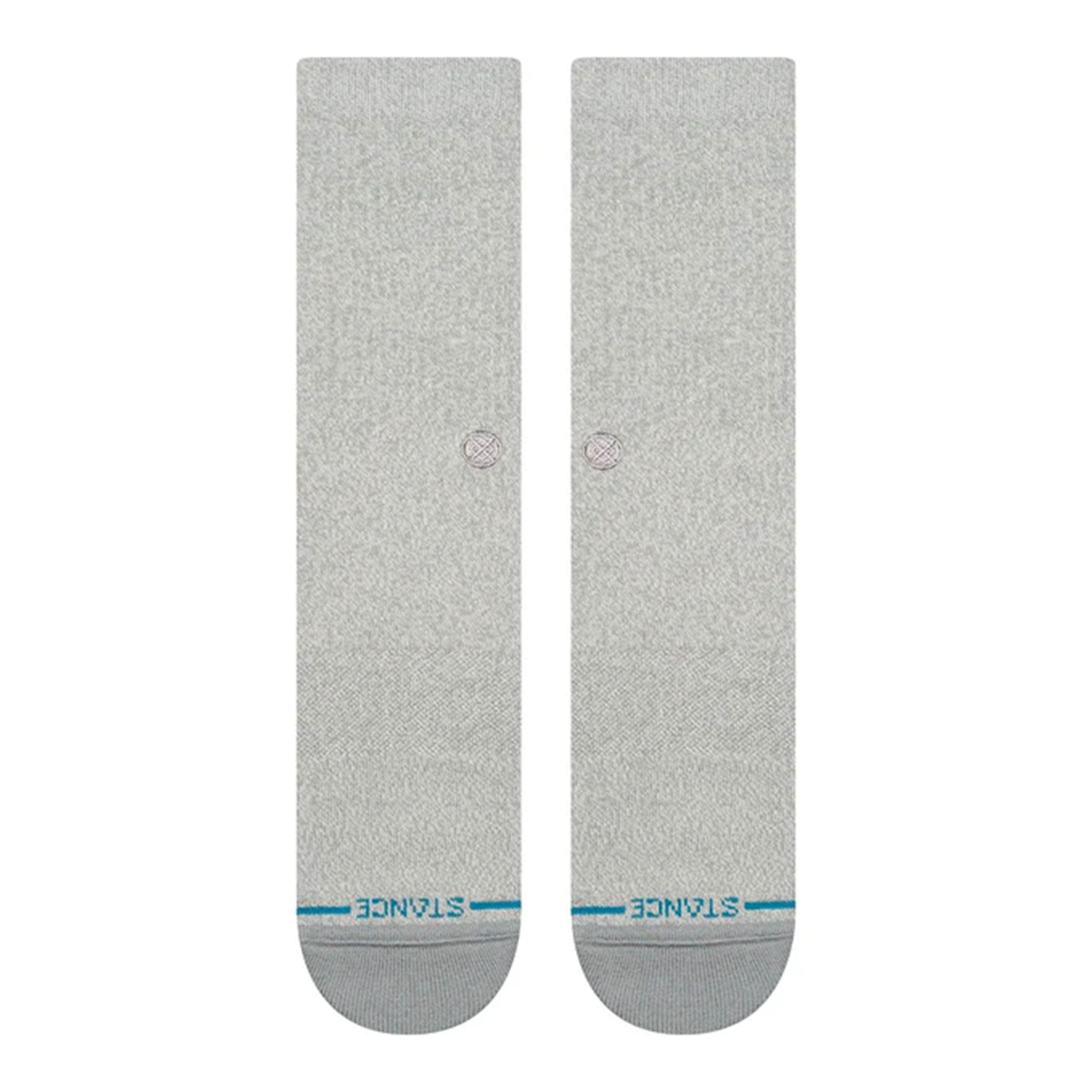 Stance Icon Socks Grey Heather Socks Close-up | Overkill