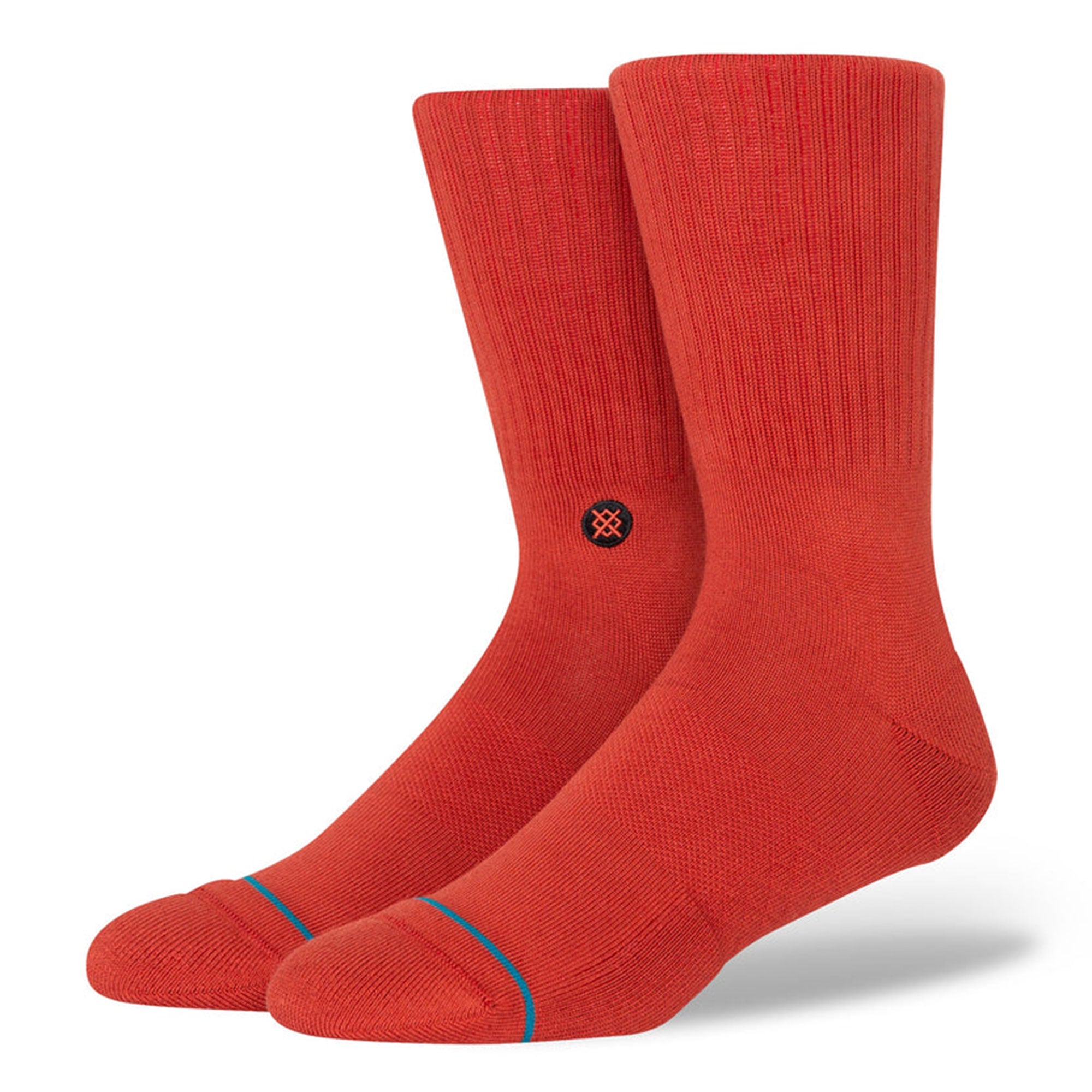 Stance Icon Socks Dark Red Socks M311D14ICO-DAR | Overkill