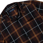 Fred Perry Twill Tartan Shirt Rich Brown Shirt M3457-33C Detailfoto | Overkill
