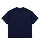 Fred Perry Oversized T-Shirt Twilight Navy T-Shirt M3481-34C | Overkill
