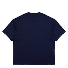 Fred Perry Oversized T-Shirt Twilight Navy T-Shirt M3481-34C Close-up | Overkill
