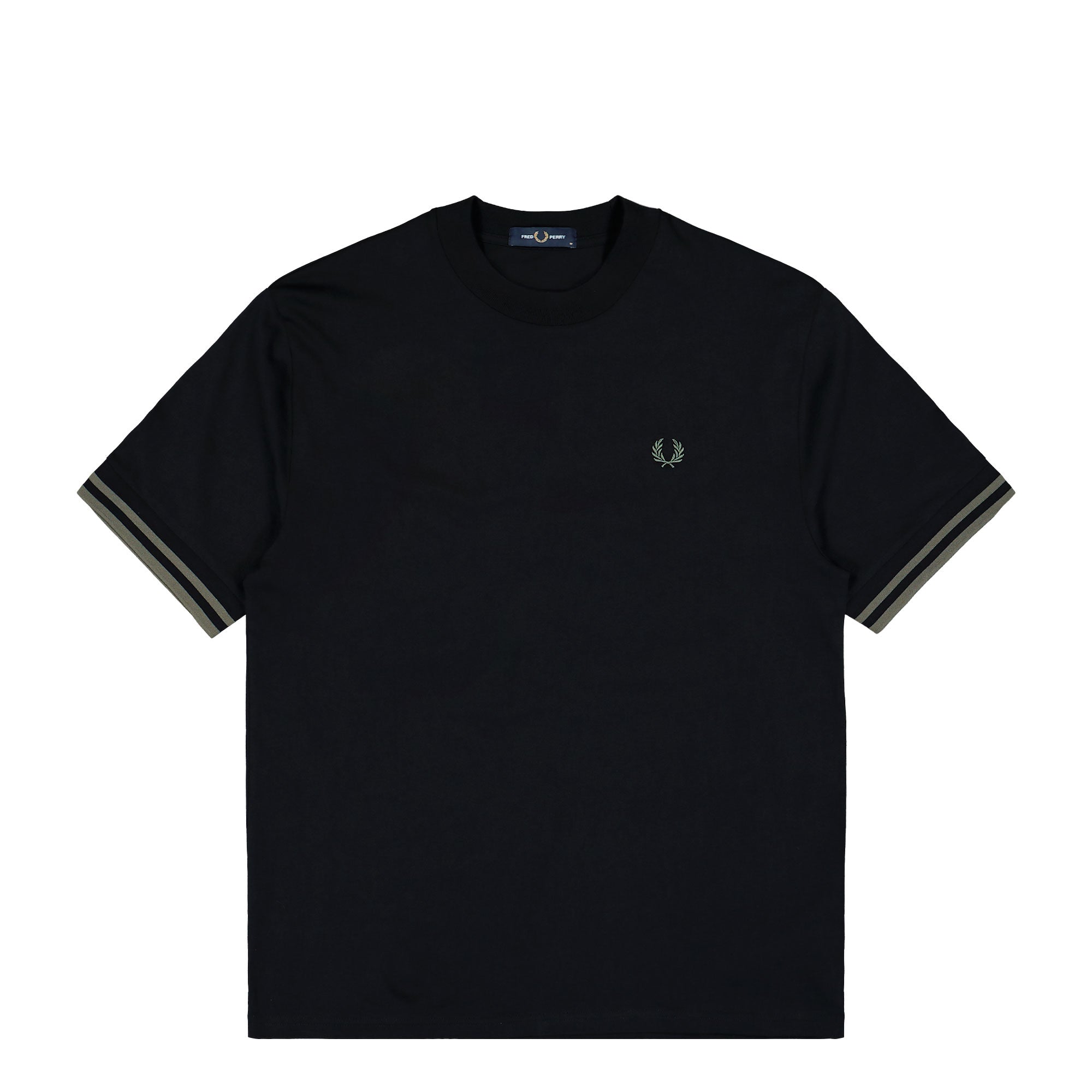 Fred Perry Bold Tipped T-Shirt Black T-Shirt M3484-102 | Overkill
