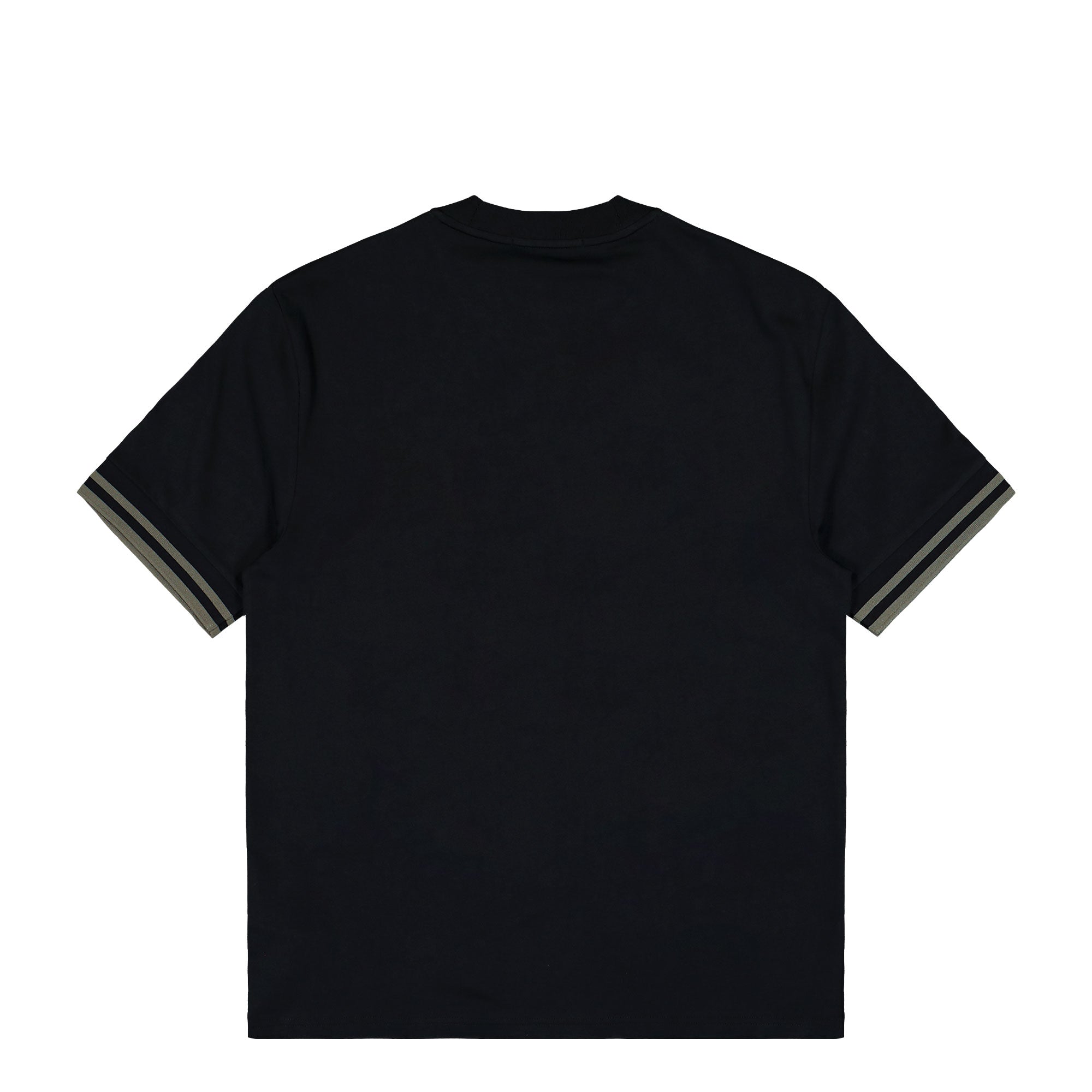 Fred Perry Bold Tipped T-Shirt Black T-Shirt M3484-102 Close-up | Overkill
