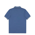 Fred Perry Twin Tipped Fred Perry Shirt Ace Blue / Snow White / Tennis Blue Polo Shirts M3600-89A Close-up | Overkill
