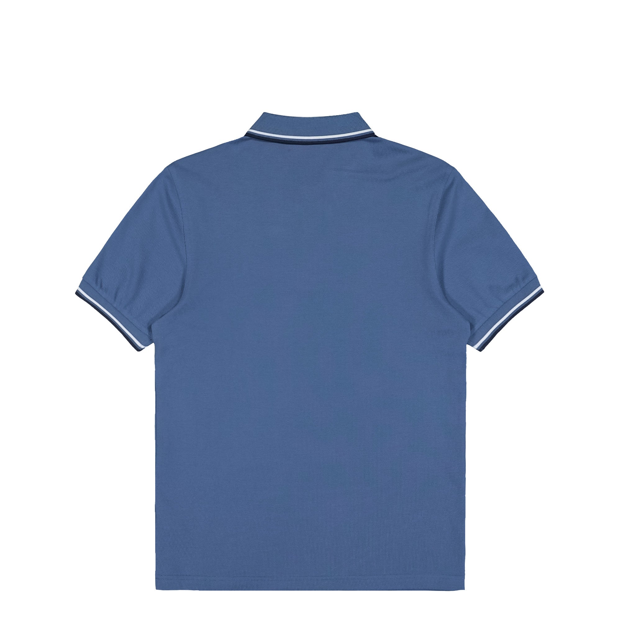 Fred Perry Twin Tipped Fred Perry Shirt Ace Blue / Snow White / Tennis Blue Polo Shirts M3600-89A Close-up | Overkill

