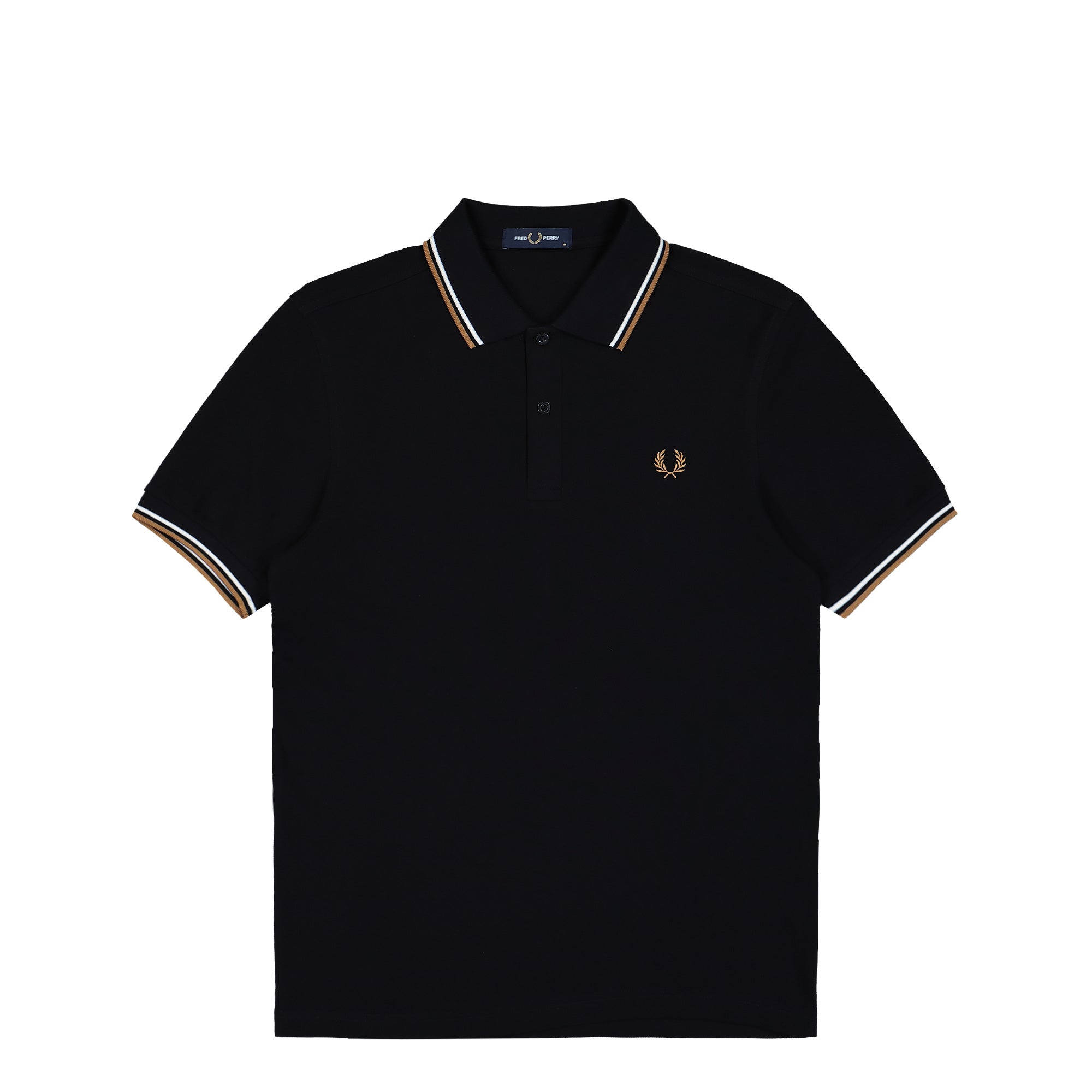 Fred Perry Twin Tipped Fred Perry Shirt Ace Blue / Snow White / Tennis Blue Black M3600-P69 | Overkill
