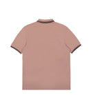 Fred Perry Twin Tipped Fred Perry Shirt Dark Pink / Burnt Tobacco Polo Shirts Material | Overkill