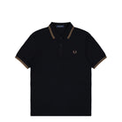 Fred Perry Twin Tipped Fred Perry Shirt Black / Shaded Stone Polo Shirt M3600-S77 | Overkill
