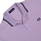 Fred Perry Twin Tipped Fred Perry Shirt Ultra Violet / Navy / Navy Polo Shirts Detail view 1 | Overkill