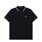 Fred Perry Twin Tipped Fred Perry Shirt Navy / Ecru / Honeycomb Polo Shirts M3600-W53 | Overkill