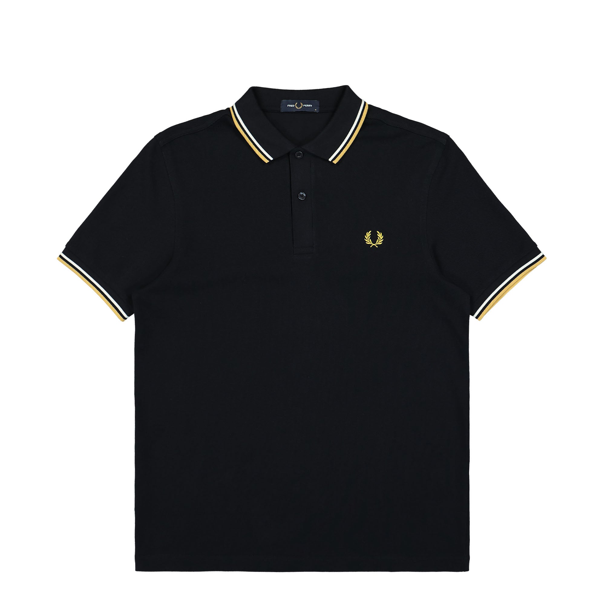 Fred Perry Twin Tipped Fred Perry Shirt Navy / Ecru / Honeycomb Polo Shirts M3600-W53 | Overkill