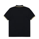 Fred Perry Twin Tipped Fred Perry Shirt Navy / Ecru / Honeycomb Polo Shirts Material | Overkill