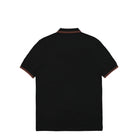 Fred Perry Twin Tipped Fred Perry Shirt Black / Whiskey Brown Polo Shirts Material | Overkill