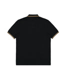 Fred Perry Twin Tipped Fred Perry Shirt Black / Warm Stone Grey / Shaded Stone Grey Polo Shirts Material | Overkill