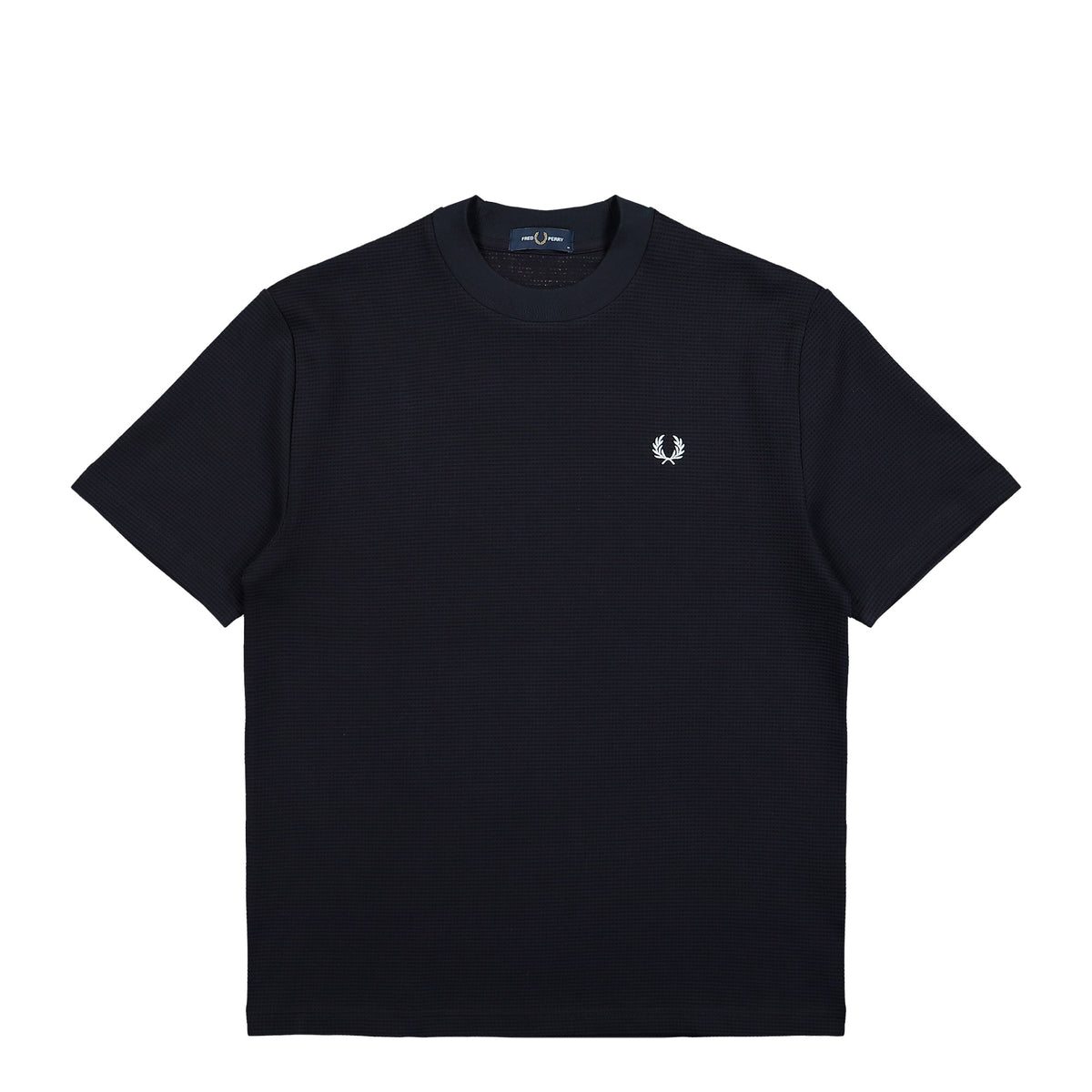 Fred Perry Waffle T-Shirt Navy T-Shirt M3674-608 | Overkill
