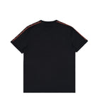 Fred Perry Contrast Tape Ringer T-Shirt Black T-Shirt M4613-50C Close-up | Overkill
