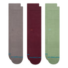 Stance Icon 3 Pack Socks Multicolor Socks M556D18ICP-DAG | Overkill
