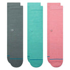 Stance Icon 3 Pack Socks Green Socks M556D18ICP-GRN | Overkill