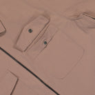 Fred Perry Zip Overshirt Dark Pink Jackets Detailfoto | Overkill