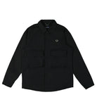 Fred Perry Utility Overshirt Black Shirts M6572-102 | Overkill