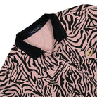 Fred Perry Zebra Print Fred Perry Shirt Dusty Rose Pink Polo Shirts Close-up | Overkill