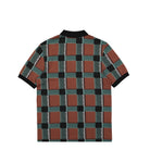 Fred Perry Glitch Tartan Polo Shirt Whiskey Brown Polo Shirts Material | Overkill