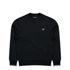Fred Perry Crew Neck Sweatshirt Black sweater M7535-184 | Overkill
