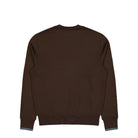 Fred Perry Crew Neck Sweatshirt Burnt Tobacco / Cocoa  / Stockport Brown Sweatshirts M7535-49A Close-up | Overkill
