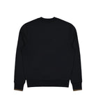 Fred Perry Crew Neck Sweatshirt Black / Shadedston Sweatshirts M7535-S77 Close-up | Overkill