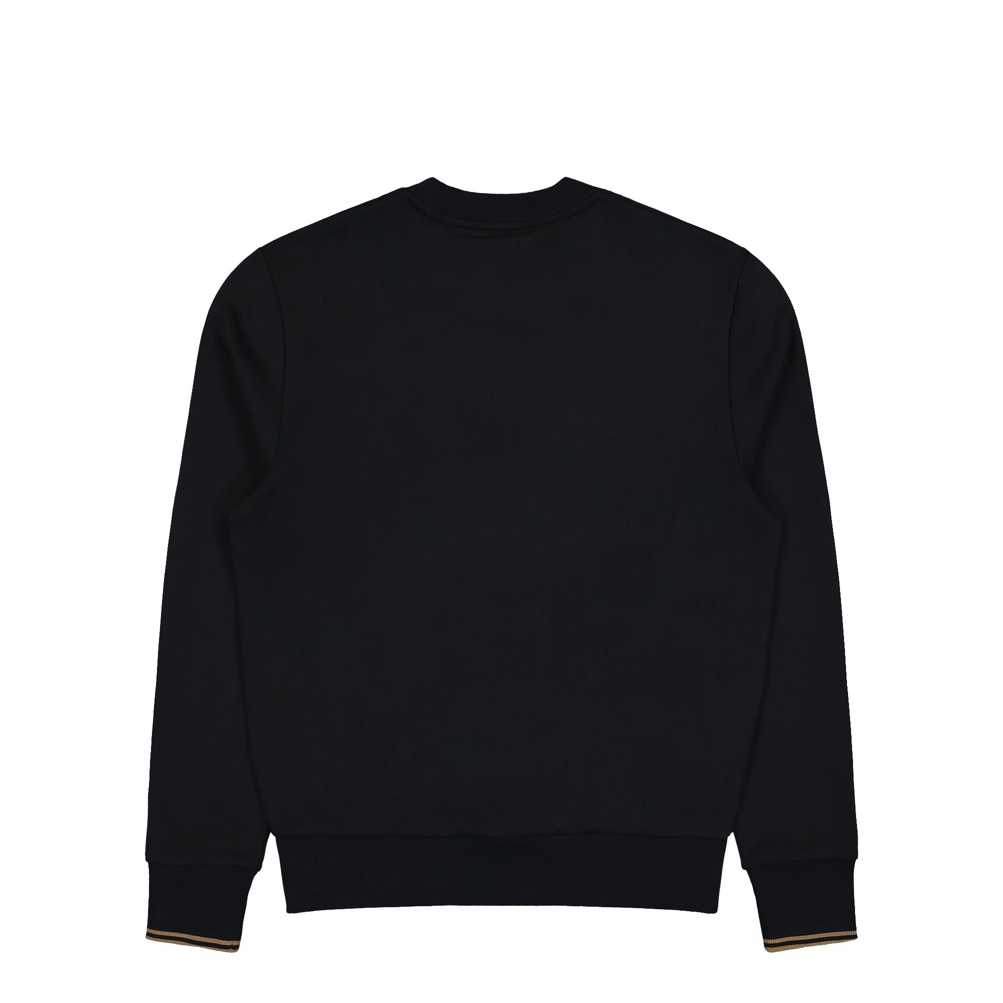 Fred Perry Crew Neck Sweatshirt Black / Shadedston Sweatshirts M7535-S77 Close-up | Overkill