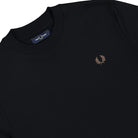 Fred Perry Crew Neck Sweatshirt Black / Shadedston Sweatshirts M7535-S77 Detailfoto | Overkill