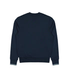 Fred Perry Crew Neck Sweatshirt Dark Airforce / Light Ice / Bay Leaf Sweatshirts M7535-Z47 Close-up | Overkill