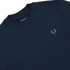 Fred Perry Crew Neck Sweatshirt Dark Airforce / Light Ice / Bay Leaf Sweatshirts M7535-Z47 Detailfoto | Overkill