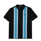 Fred Perry Woven Mesh Relaxed Poloshirt Black Polo Shirts M7802-102 | Overkill