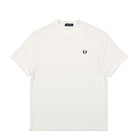 Fred Perry Relaxed Towelling T-Shirt Snow White T-Shirts M8570-129 | Overkill