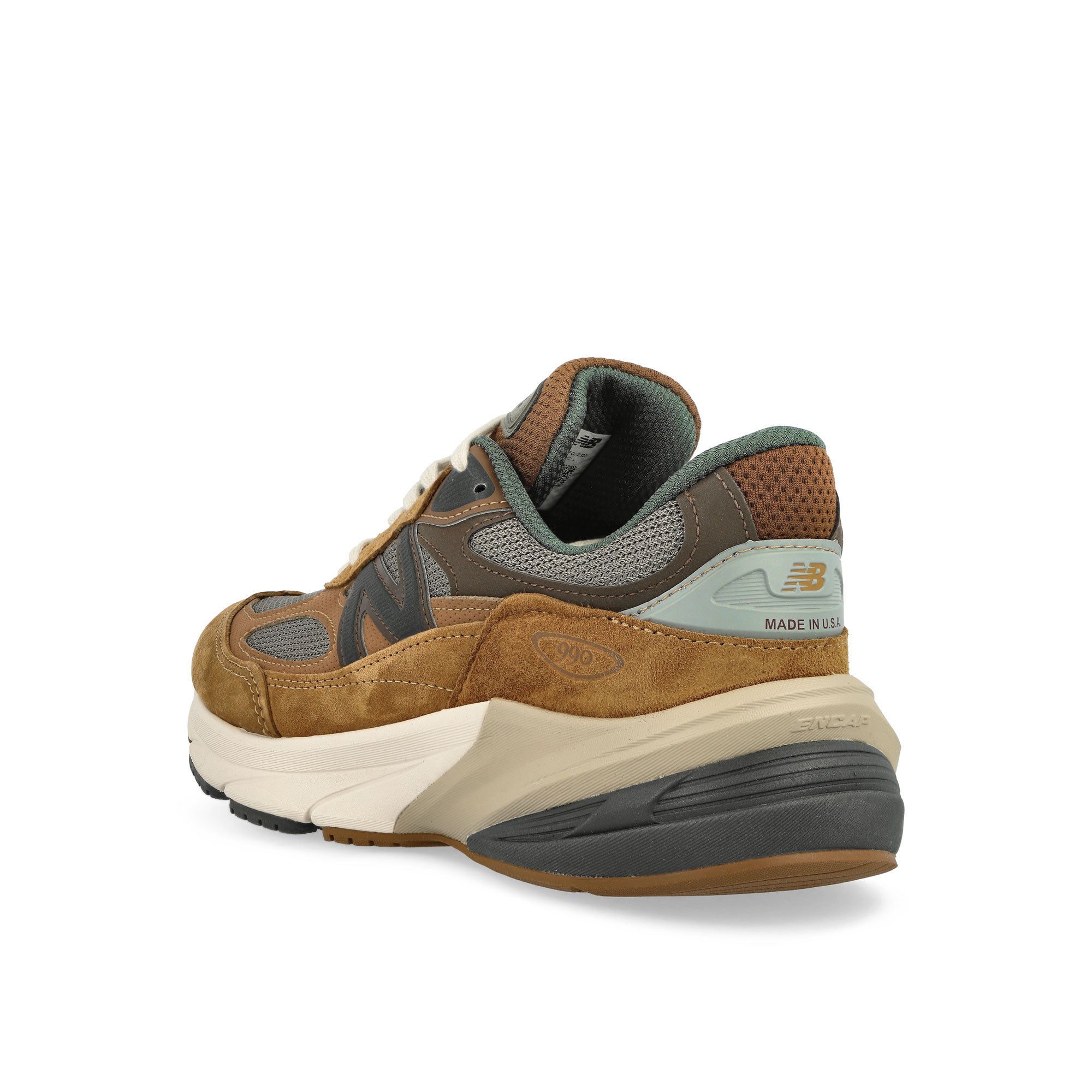 New Balance Carhartt WIP x New Balance M990CH6 Hamilton Brown Low Top Sneakers  Material | Overkill