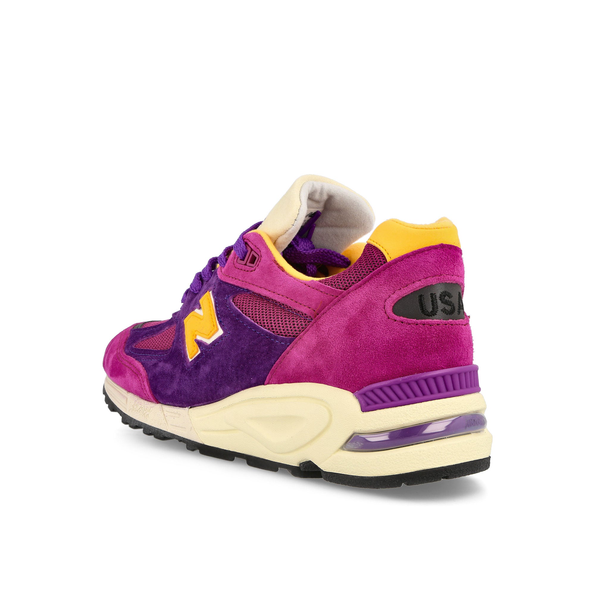 New Balance M990PY2 Pink Purple Low Top Sneakers  Material | Overkill