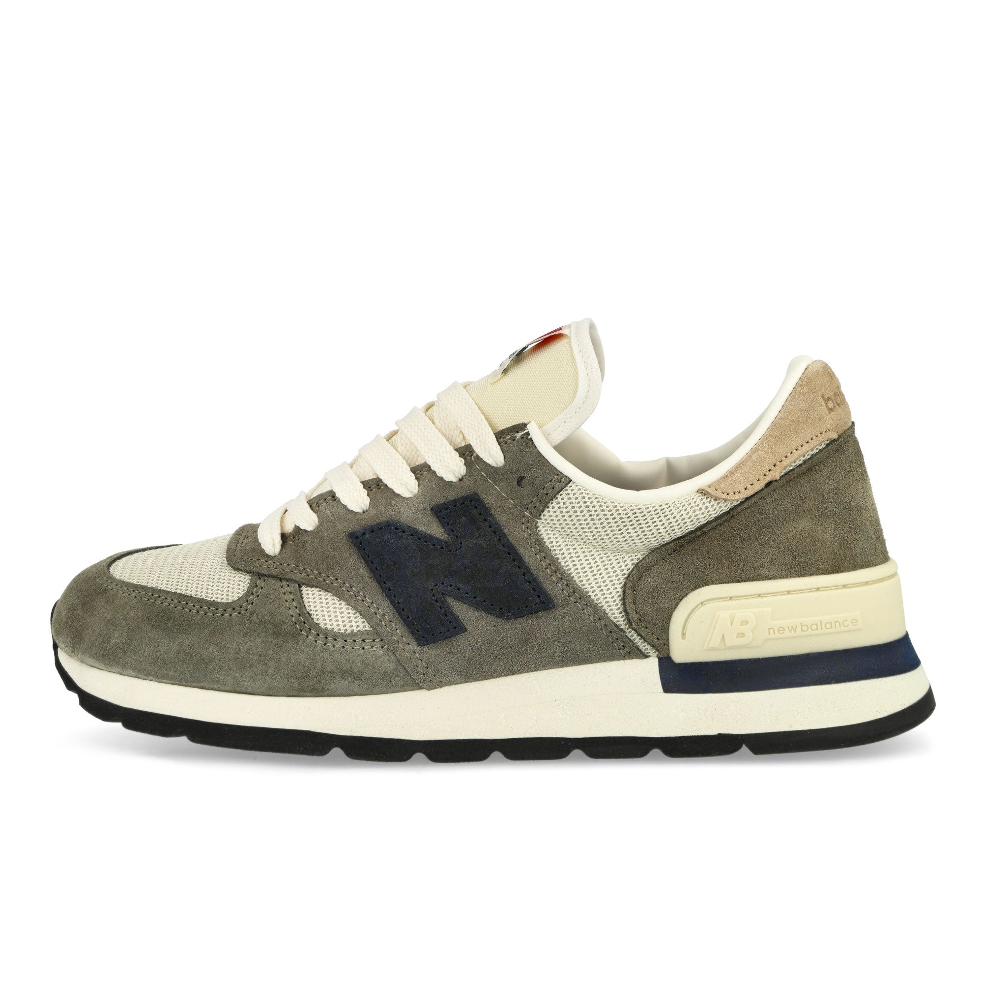 New Balance M990WG1 Grey Olive-Navy-Beige Low Top Sneakers M990WG1 | Overkill