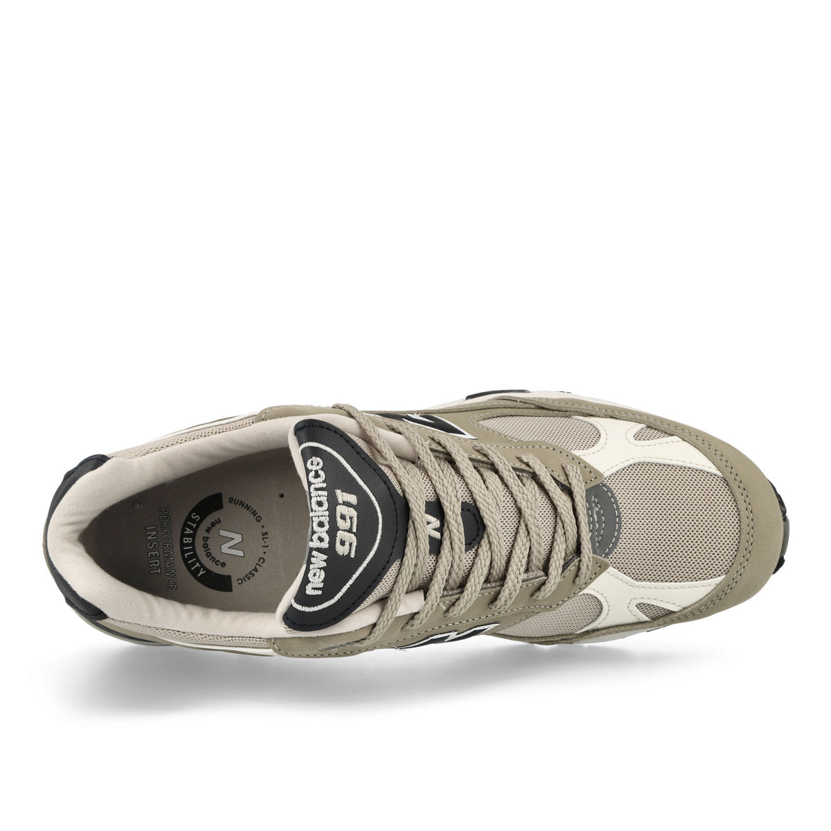 New Balance M991BTN Elm / Brown Rice Low Top Sneakers  Detailfoto | Overkill